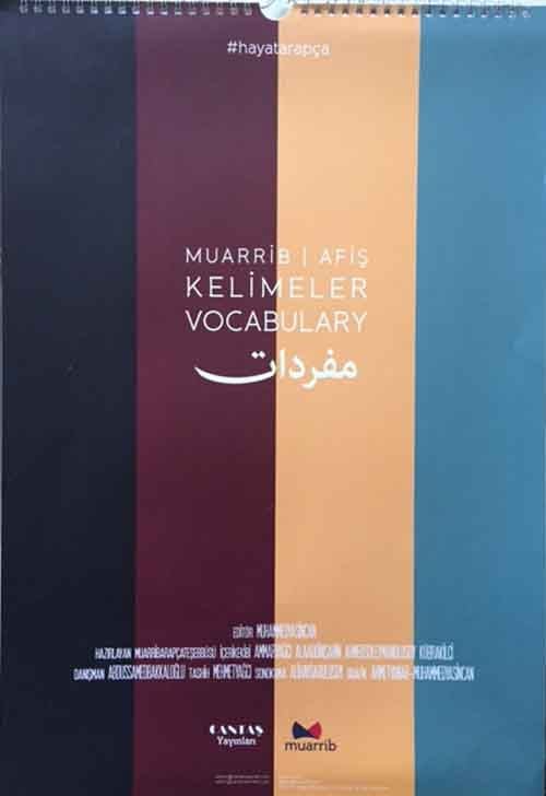 Görsel Arapça İngilizce Türkçe Kelime Afişi Sprialli