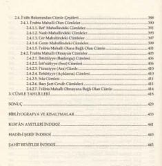 Arapçada Cümle Yapısı