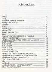 Arapça Sarf Bilgileri