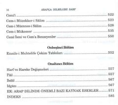 Arapça Dilbilgisi Sarf