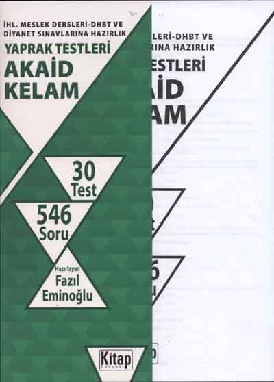 İHL Meslek Dersleri-DHBT ve Diyanet Sınavlarına Hazırlık Yaprak Testleri Akaid-Kelam