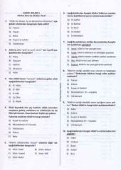 İHL Meslek Dersleri-DHBT ve Diyanet Sınavlarına Hazırlık Yaprak Testleri Akaid-Kelam