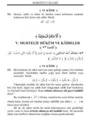 İlal Kaideleri ve Maksud İlalleri