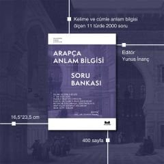 Arapça Anlam Bilgisi Soru Bankası