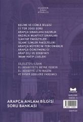 Arapça Anlam Bilgisi Soru Bankası