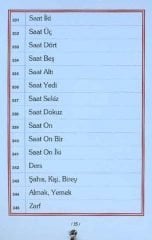 Beyne Yedeyk Arapça Türkçe Günlük Kelimeler