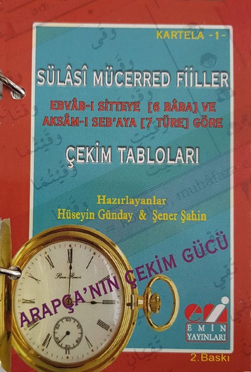 Sülasi Mücerred Fiiller Çekim Tablosu Kartelası