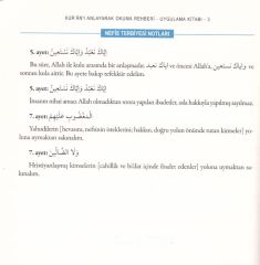 Kur’an’ı Anlayarak Okuma Rehberi Uygulama Kitabı