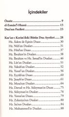 Kuran-ı Kerim'deki Bütün Dua Ayetleri