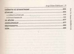 Arap İslam Edebiyatı Literatür Bilgisi