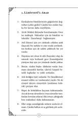 Arap Edebiyatından Manzum Klasik Metinler ve Tercümeleri