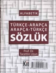 Alfabetik Türkçe-Arapça Arapça-Türkçe Sözlük