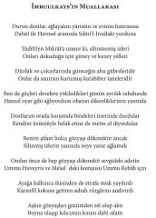 On Askı Arap Şiirinin Harikaları