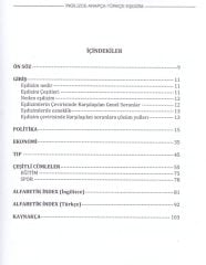 İngilizce-Arapça-Türkçe Eşdizim