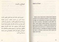 Salah ve Fesat (Arapça-Türkçe)