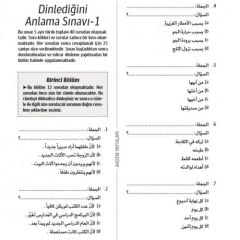 Arapça Dinlediğini Anlama Soru Bankası