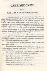 Arapça Edebi Metinler ve Çözümlemesi