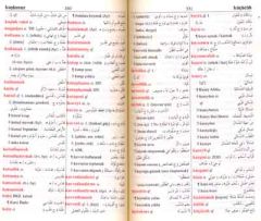 Türkçe Arapça Alfabetik Okul Sözlüğü