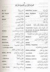Türkçe-Arapça Sözlük