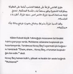 Hakim Kabak Şeker Beyi Yargılıyor Arapça-Türkçe