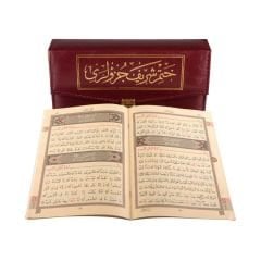 Cami Boy 30 Cüz Kur'an-ı Kerim (Çantalı)