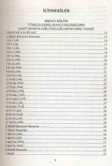 Türkçeleşmiş Arapça Kelimelerin Tasnifi