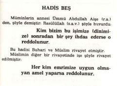 Kırk Hadis İngilizce-Türkçe-Arapça