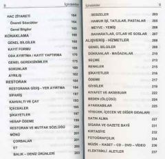 Arapça Mini Konuşma Kılavuzu Sözlük