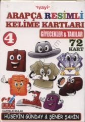 Arapça Resimli Kelime Kartları 4 Giyecek-Takılar