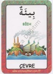 Arapça Resimli Kelime Kartları 8 Yaşadığımız Çevre