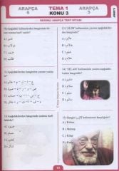 5. Sınıf Resimli Arapça Test Kitabı