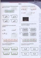 6. Sınıf Görsel Arapça Test Kitabı