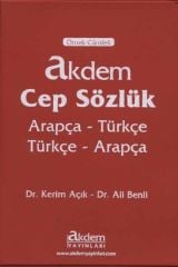 Akdem Cep Sözlük (Arapça Türkçe-Türkçe Arapça)