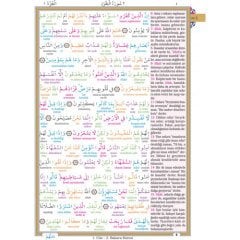 Kuranı Kerim ve Renkli Kelime Meali Rahle Boy