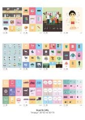 Görsel Arapça Kelime Afişi Spiralli